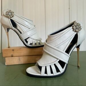 Nicholas Kirkwood *ITALY* Open Toe Strappy Stiletto Boots/Booties